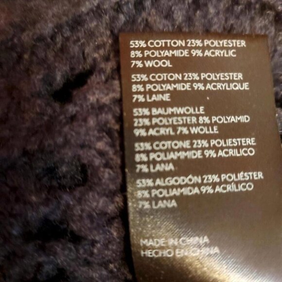 Free People Whimsigoth Knit Cardigan Small Ruffled Open Knit Fairy Grunge - Picture 8 of 12